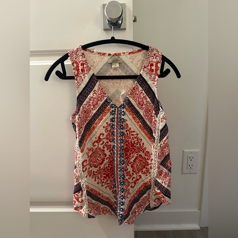 Lucky brand Paisley Top